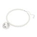 Ariana Grande x Swarovski Necklace Crystal Pearl Heart Cut White Rhodium Plated - Bluestreak Crystals