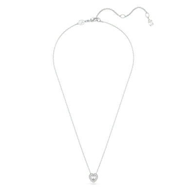 Ariana Grande x Swarovski Pendant Mixed Cuts Heart White Rhodium Plated - Bluestreak Crystals