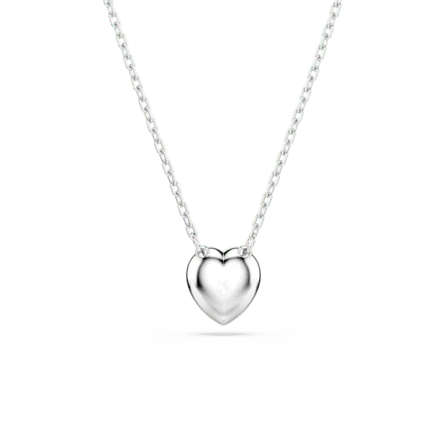 Ariana Grande x Swarovski Pendant Mixed Cuts Heart White Rhodium Plated - Bluestreak Crystals
