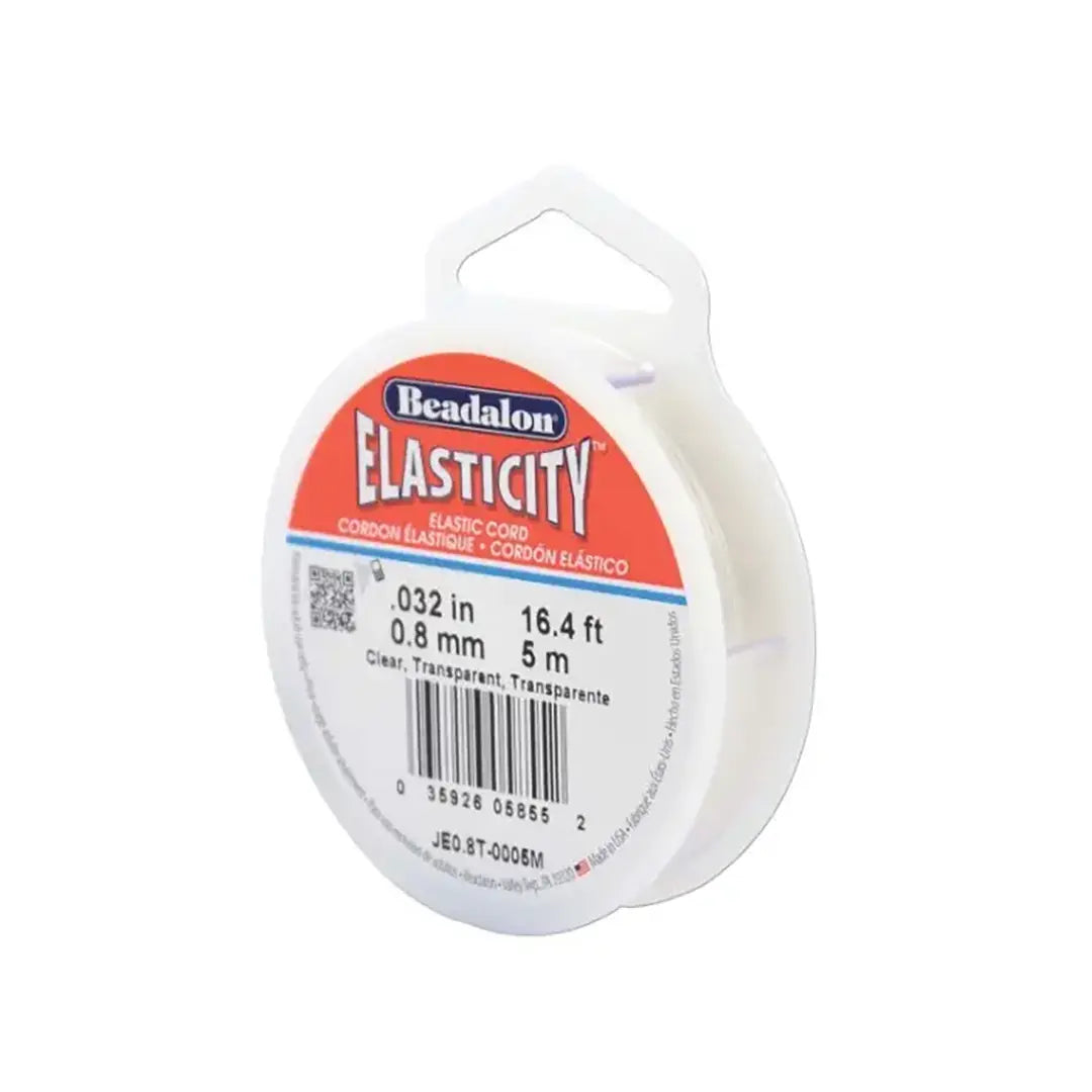 Beadalon Elasticity Thread Clear - Bluestreak Crystals
