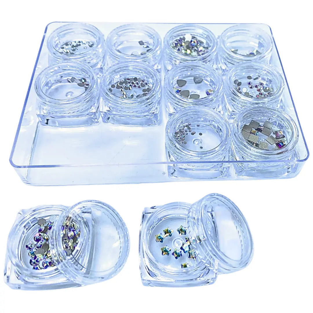 Serinity Flat Back Crystals Non Hotfix Supreme Mix Crystal AB