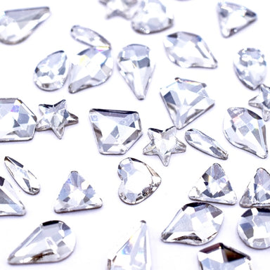Estella Flat Back Crystals Non Hotfix Mix Shapes Crystal - Bluestreak Crystals