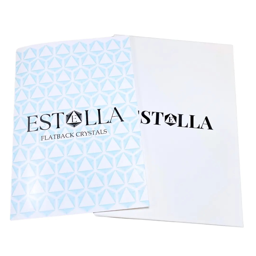 Estella Flat Back Rhinestones Colour Chart - Bluestreak Crystals