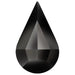 Estella Flat Back Shaped Rhinestones Non Hotfix Drop Jet - Bluestreak Crystals