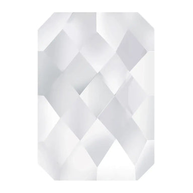 Estella Flat Back Shaped Rhinestones Non Hotfix Emerald Cut Crystal - Bluestreak Crystals