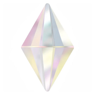 Estella Flat Back Shaped Rhinestones Non Hotfix Rhombus Crystal AB - Bluestreak Crystals