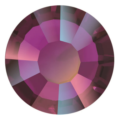 Estella Hotfix Flat Back Crystals Fuchsia Shimmer - Bluestreak Crystals