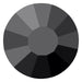 Estella Flat Back Crystals Non Hotfix Jet Hematite - Bluestreak Crystals
