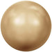Estella Pearls Round Gold - Bluestreak Crystals