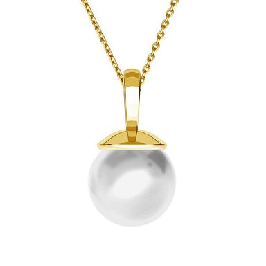 Gold Plated (24k) Simple Bail for Half Drilled 10mm - Bluestreak Crystals