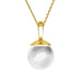 Gold Plated (24k) Simple Bail for Half Drilled 10mm - Bluestreak Crystals
