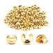 Gold Plated Crimp Covers - Bluestreak Crystals