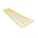 Gold Plated Flat End Headpins - Bluestreak Crystals