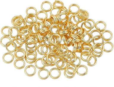 Gold Plated Split Rings - Bluestreak Crystals