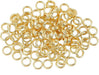Gold Plated Split Rings - Bluestreak Crystals