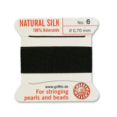 Griffin Silk Thread Black - Bluestreak Crystals