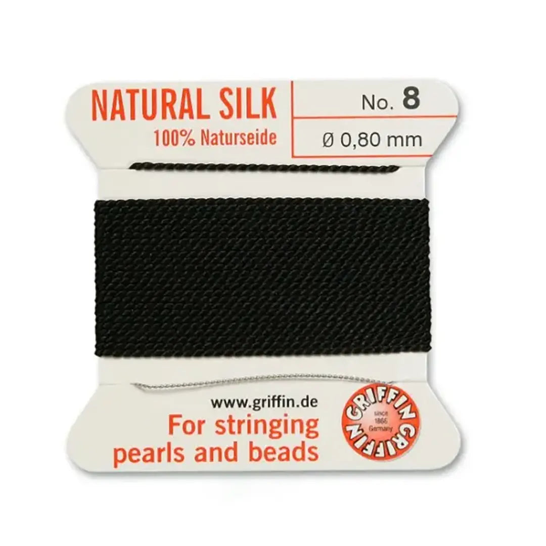 Griffin Silk Thread Black - Bluestreak Crystals