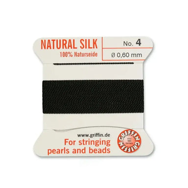 Griffin Silk Thread Black - Bluestreak Crystals