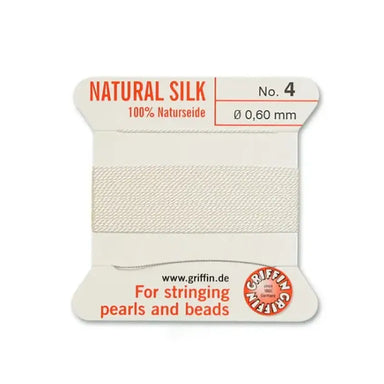 Griffin Silk Thread White - Bluestreak Crystals