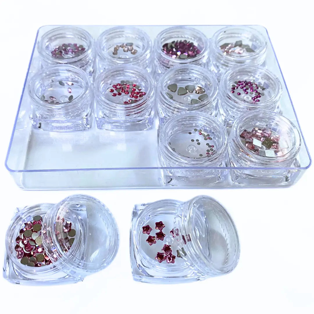 Serinity Flat Back Crystals Non Hotfix Supreme Mix Pinks