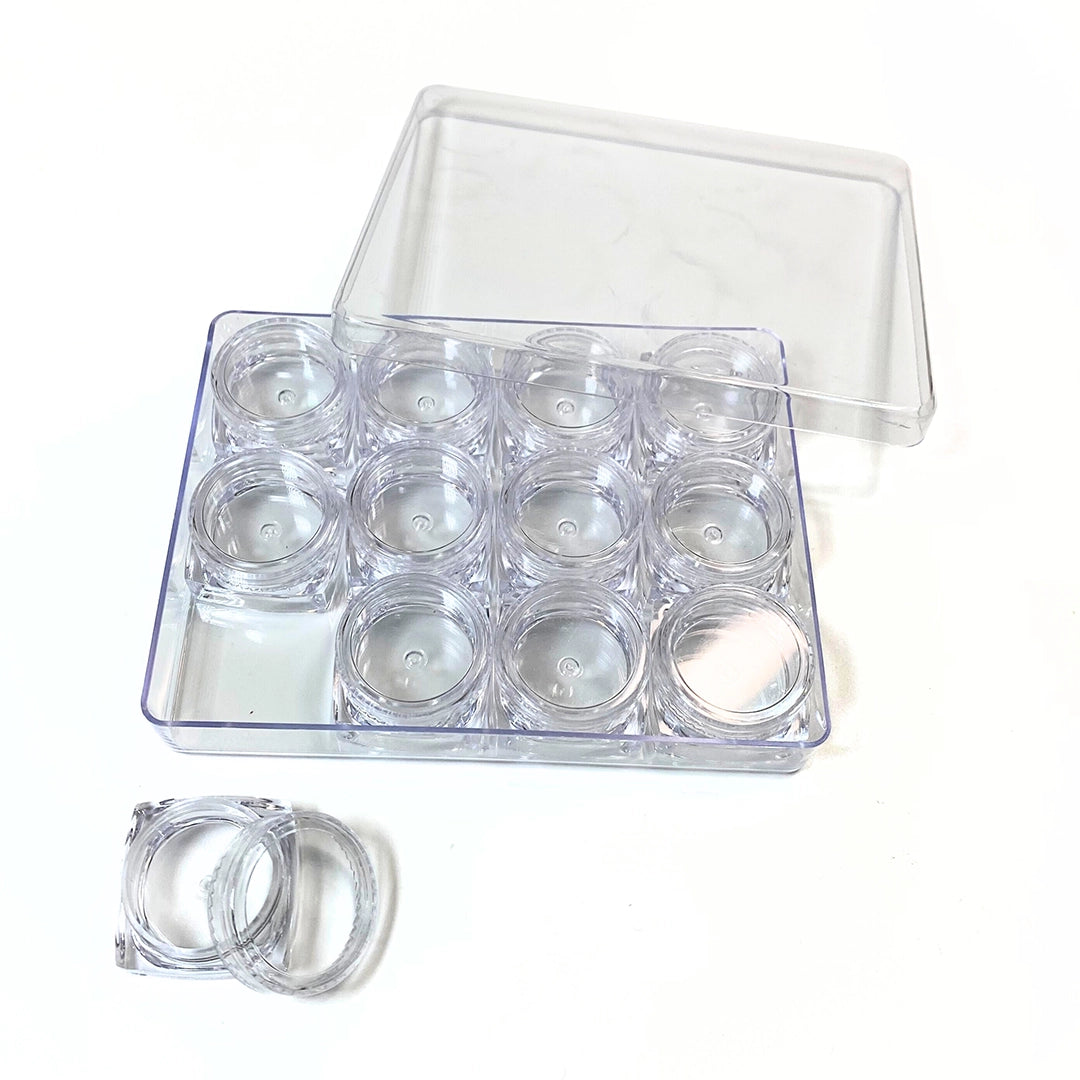 Storage Box with 12 Pots