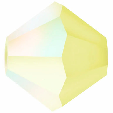Preciosa Beads Bicone Acid Yellow Matte AB - Bluestreak Crystals