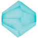 Preciosa Beads Bicone Aqua Bohemica Matte - Bluestreak Crystals