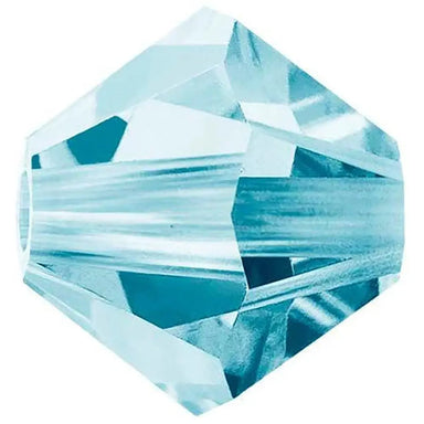 Preciosa Beads Bicone Aquamarine - Bluestreak Crystals
