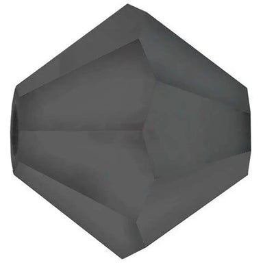 Preciosa Beads Bicone Black Diamond Matte - Bluestreak Crystals