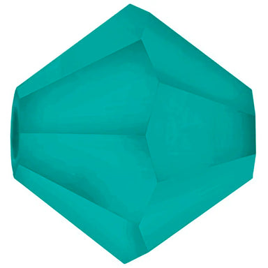 Preciosa Beads Bicone Blue Zircon Matte - Bluestreak Crystals