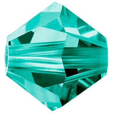 Preciosa Beads Bicone Blue Zircon - Bluestreak Crystals