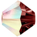 Preciosa Beads Bicone Burgundy AB - Bluestreak Crystals
