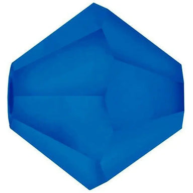 Preciosa Beads Bicone Capri Blue Matte - Bluestreak Crystals
