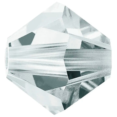 Preciosa Beads Bicone Crystal Argent Flare - Bluestreak Crystals