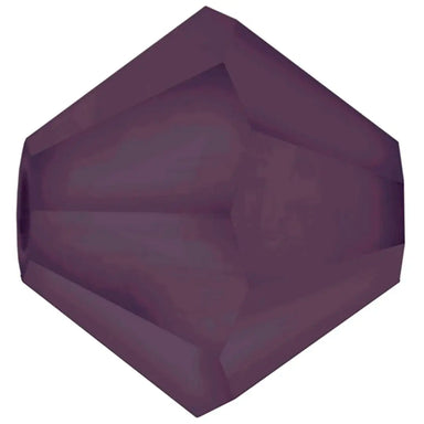 Preciosa Beads Bicone Deep Tanzanite Matte - Bluestreak Crystals