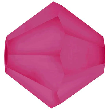 Preciosa Beads Bicone Fuchsia Matte - Bluestreak Crystals