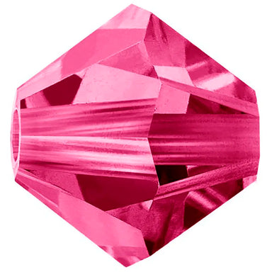 Preciosa Beads Bicone Fuchsia - Bluestreak Crystals