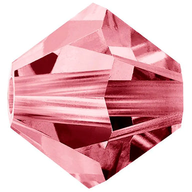 Preciosa Beads Bicone Indian Pink - Bluestreak Crystals