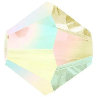 Preciosa Beads Bicone Jonquil AB 2X - Bluestreak Crystals