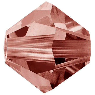 Preciosa Beads Bicone Light Burgundy - Bluestreak Crystals