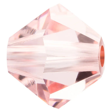 Preciosa Beads Bicone Light Rose - Bluestreak Crystals