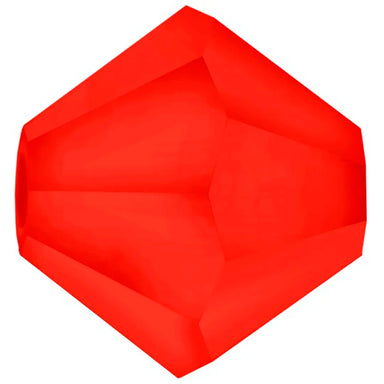 Preciosa Beads Bicone Light Siam Matte - Bluestreak Crystals