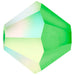 Preciosa Beads Bicone Peridot Matte AB - Bluestreak Crystals