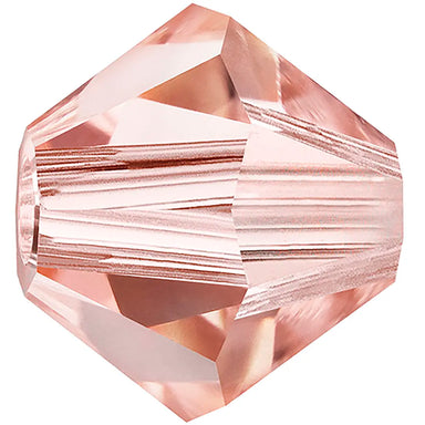 Preciosa Beads Bicone Rose Peach - Bluestreak Crystals