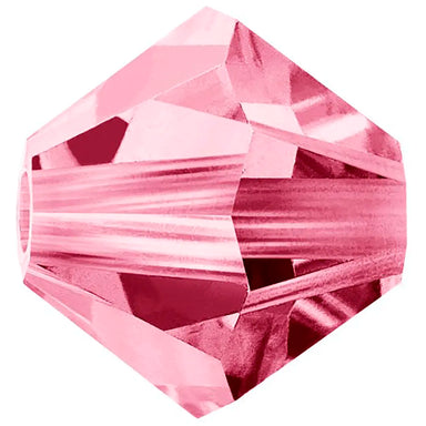 Preciosa Beads Bicone Rose - Bluestreak Crystals