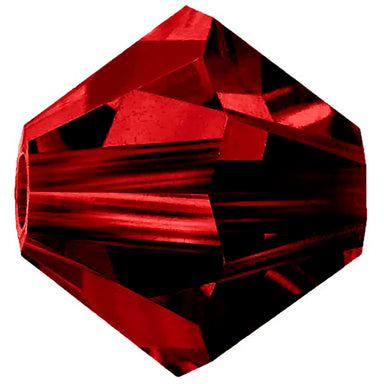 Preciosa Beads Bicone Siam - Bluestreak Crystals