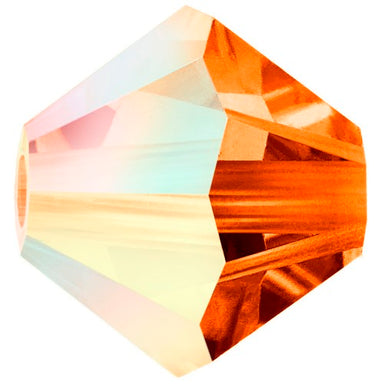 Preciosa Beads Bicone Sun AB - Bluestreak Crystals