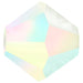 Preciosa Beads Bicone White Opal AB 2X - Bluestreak Crystals
