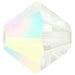 Preciosa Beads Bicone White Opal AB - Bluestreak Crystals