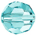 Preciosa Beads Round Aqua Bohemica - Bluestreak Crystals